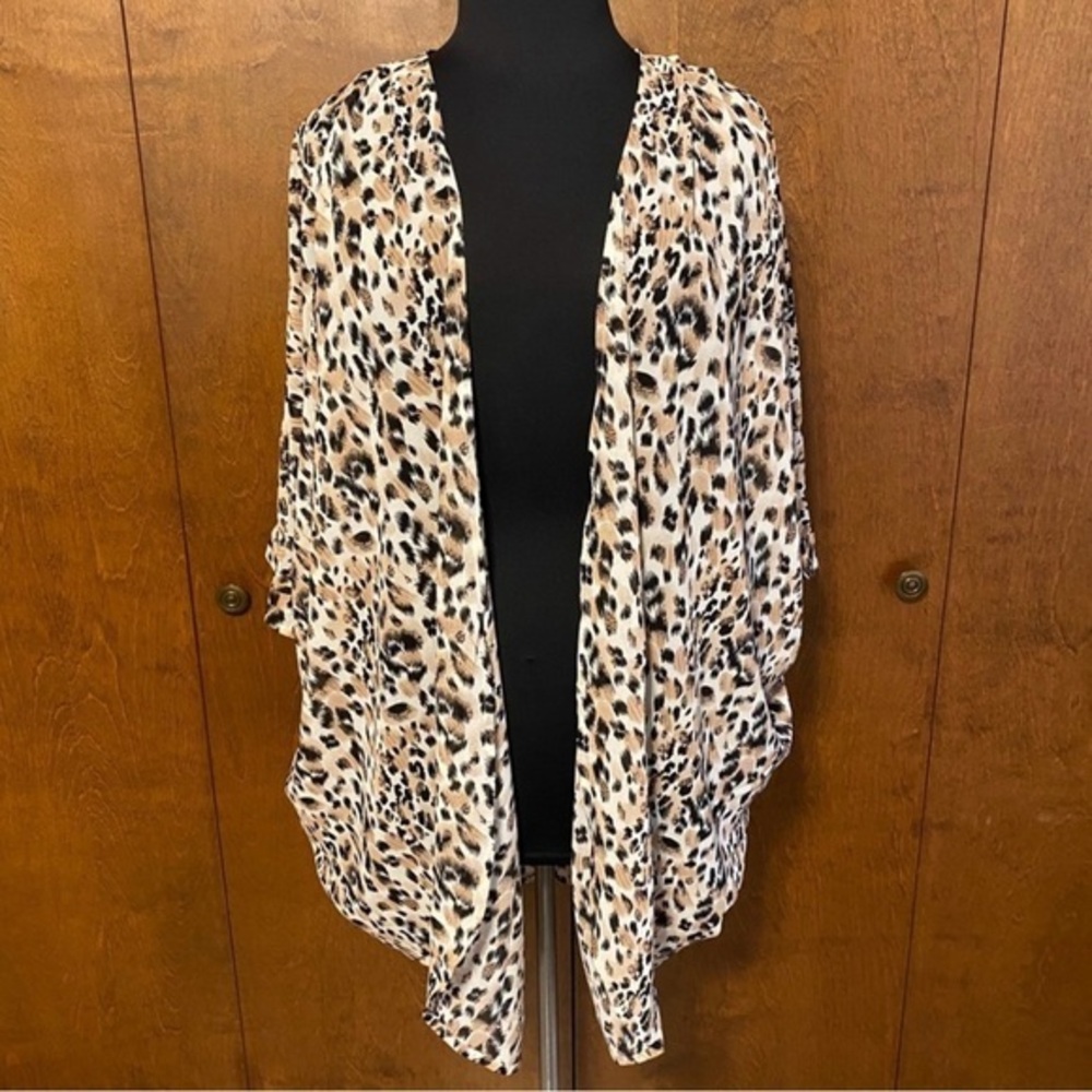 Leopard Print Shrug - Cover Up!